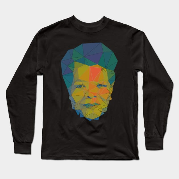 Low-Poly Angelou Long Sleeve T-Shirt by rikarts